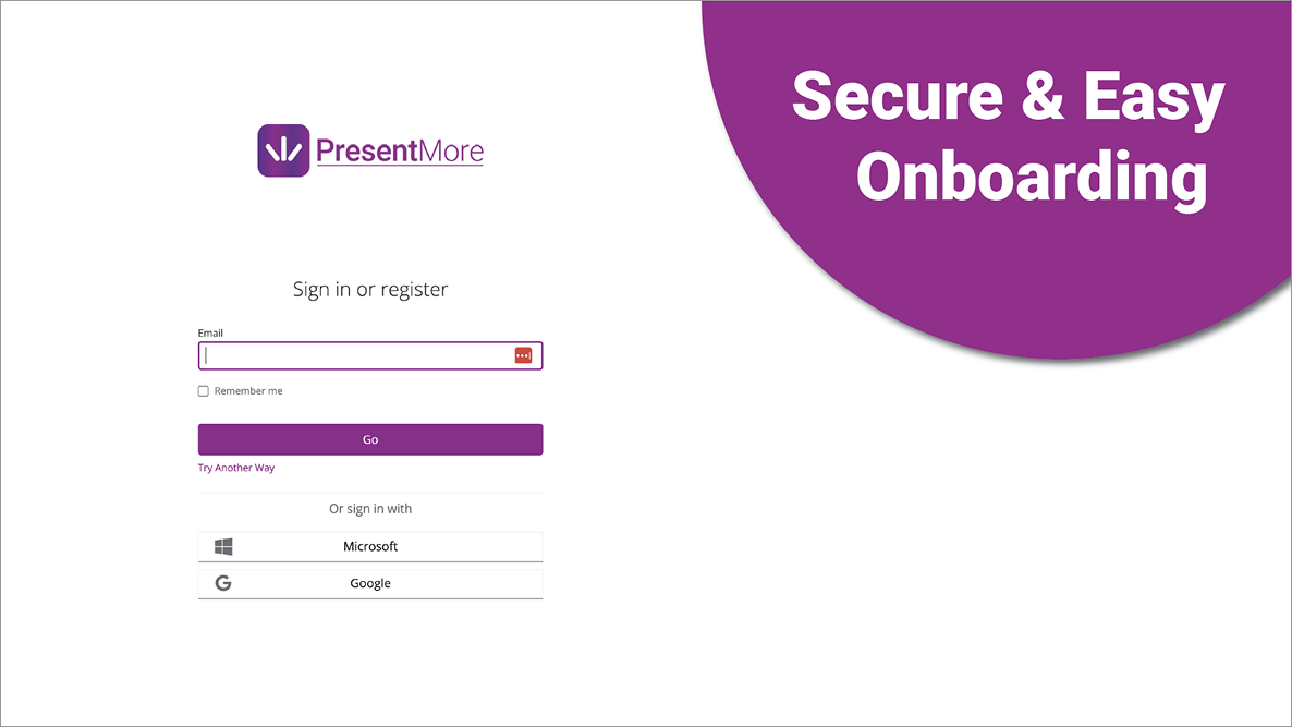 Secure & Easy Onboarding