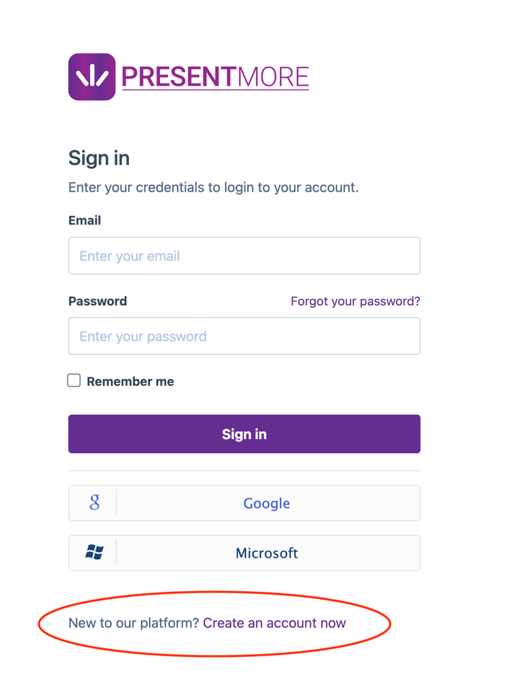 Sign-In Page